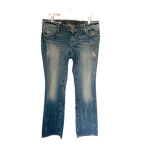 Decree Womens Boot Cut Jeans Size 17 Mid-Rise (38X32) plus size